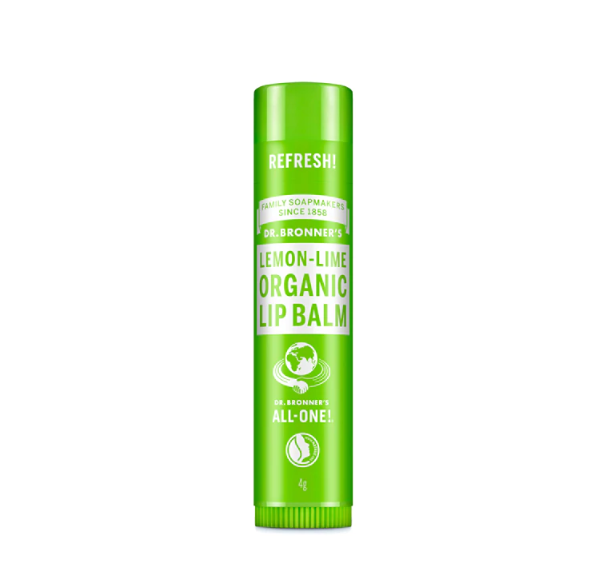 Dr. Bronner's Organic Lip Balm - Lemon Lime