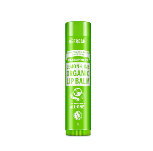 Dr. Bronner's Organic Lip Balm - Lemon Lime