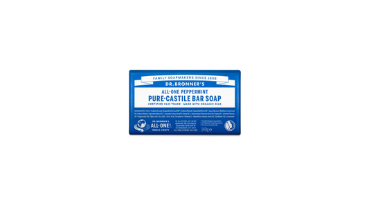 Dr. Bronner's Pure-Castile Bar Soap - Peppermint - 140g