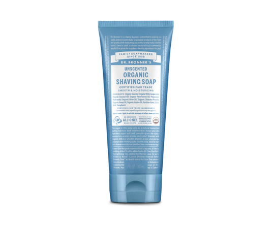 Dr. Bronner's Organic Shaving Soap - Unscented - 7oz
