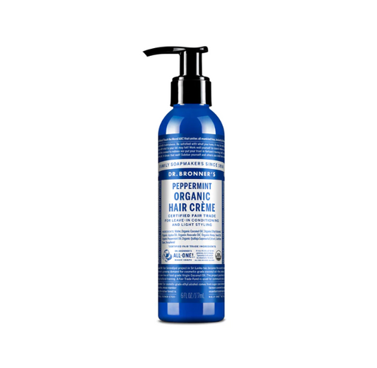 Dr. Bronner's Organic Hair Creme - Peppermint - 6oz