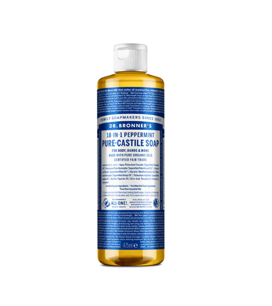 Dr. Bronner's Pure-Castile Liquid Soap - Peppermint