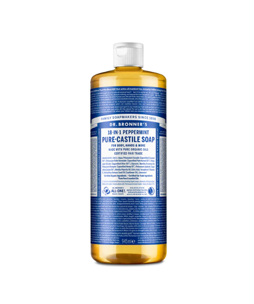 Dr. Bronner's Pure-Castile Liquid Soap - Peppermint