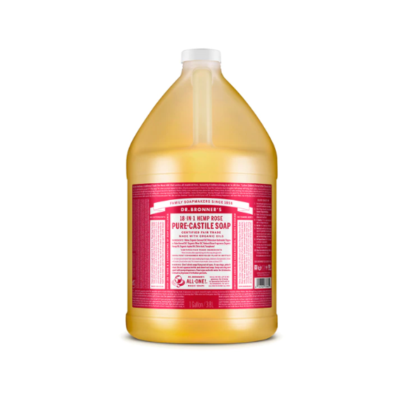 Dr. Bronner's Pure-Castile Liquid Soap - Rose