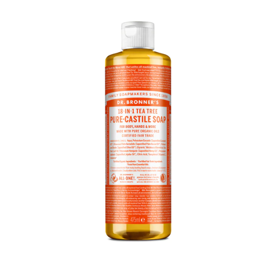 Dr. Bronner's Pure-Castile Liquid Soap - Tea Tree