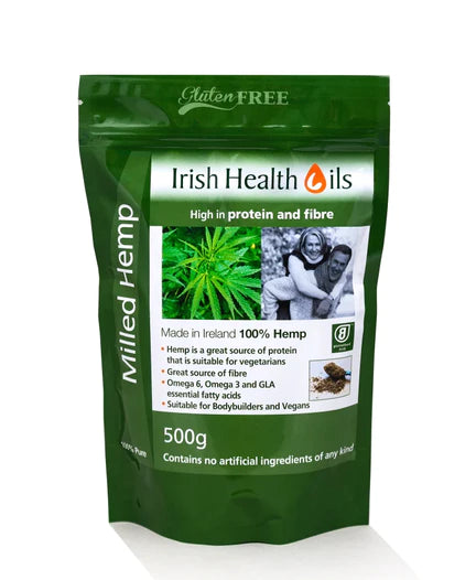Irish Health Oils Milled Hemp Seed 500g