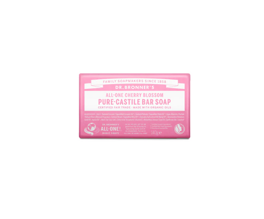 Dr. Bronner's Pure-Castile Bar Soap - Cherry Blossom - 140g