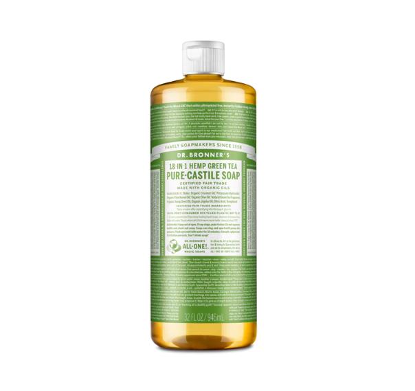 Dr. Bronner's Pure-Castile Liquid Soap - Green Tea